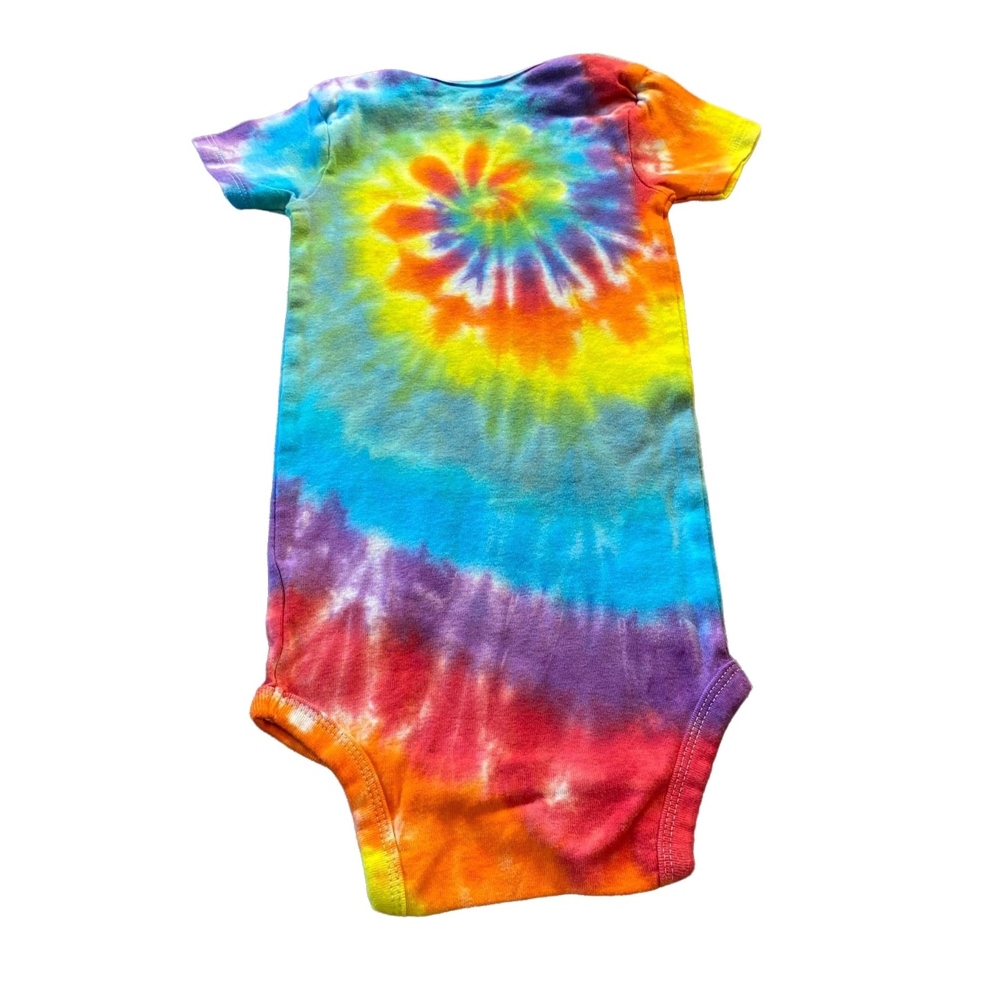 Rainbow Spiral Tie Dyed Bodysuit || 3T