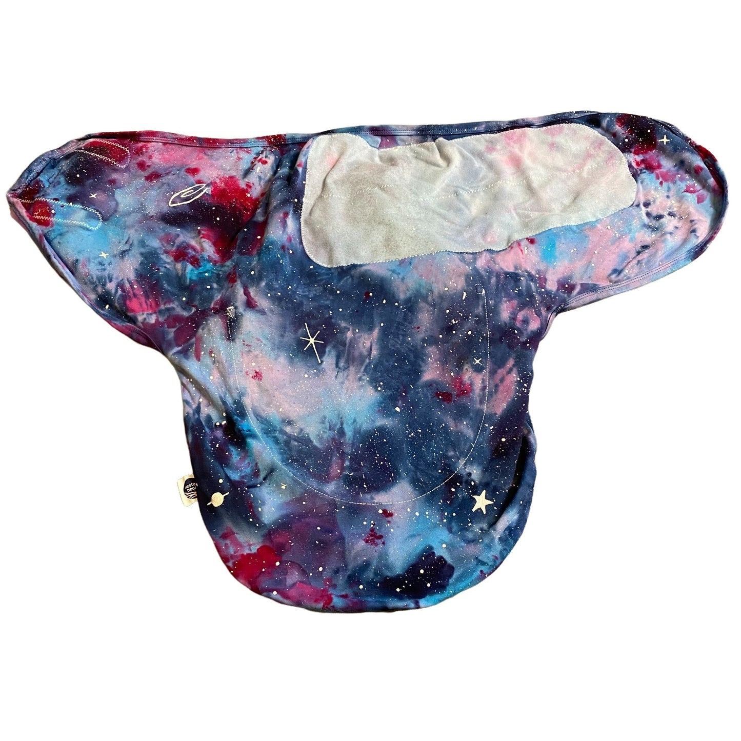Galaxy Dyed Nested Bean Zen Swaddle || 7-18 lbs, Upcycled ♻️