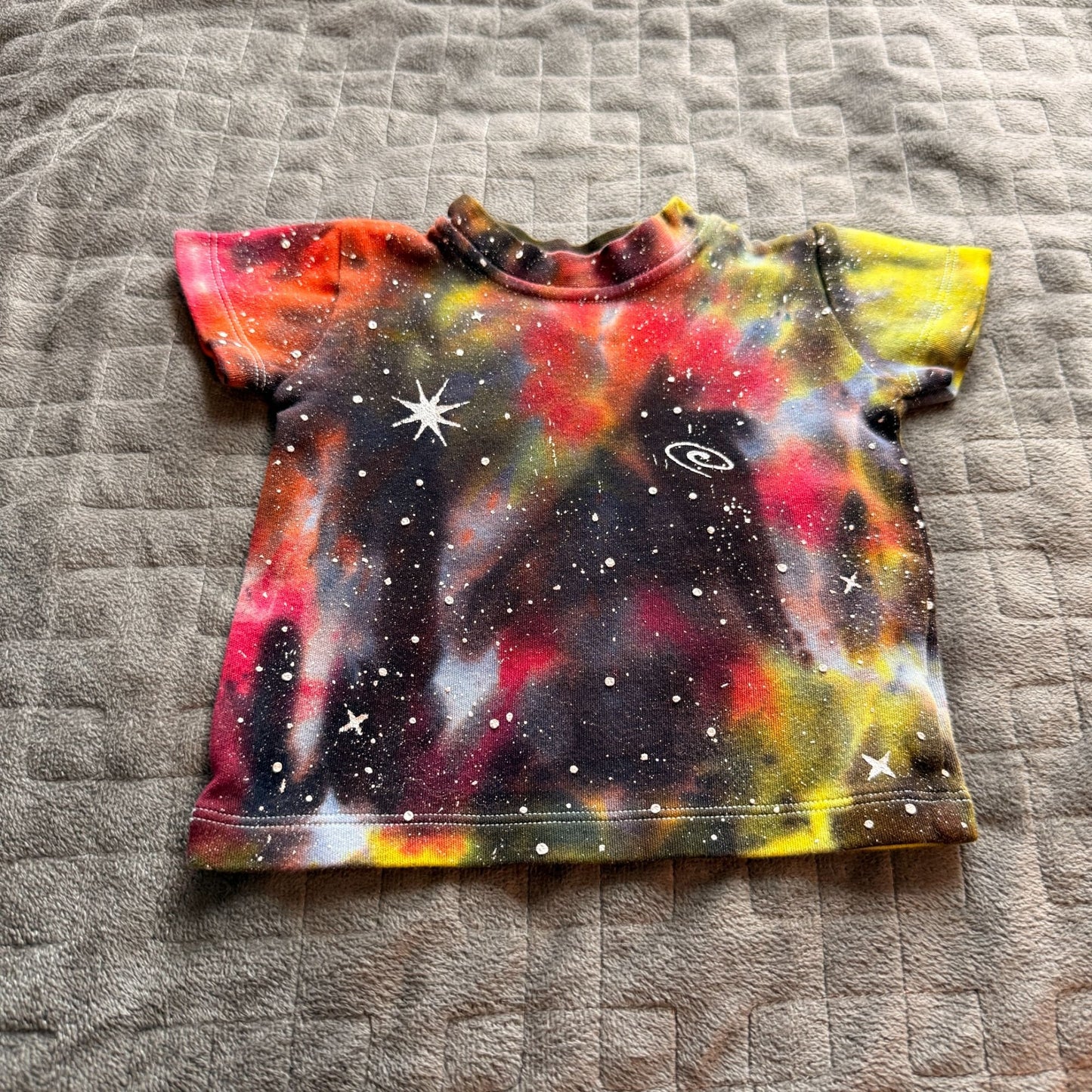 Galaxy Dyed Baby Tee || 3-6 Months