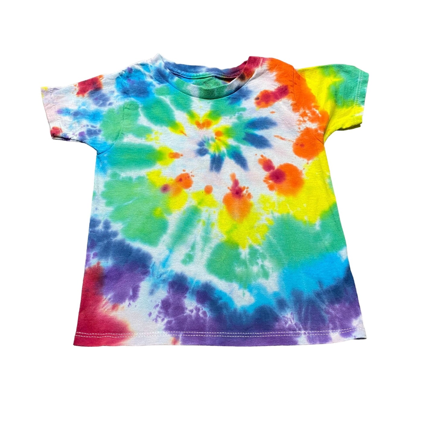 Rainbow Spiral Tie Dye Toddler Tee Shirt || 2T / 3T