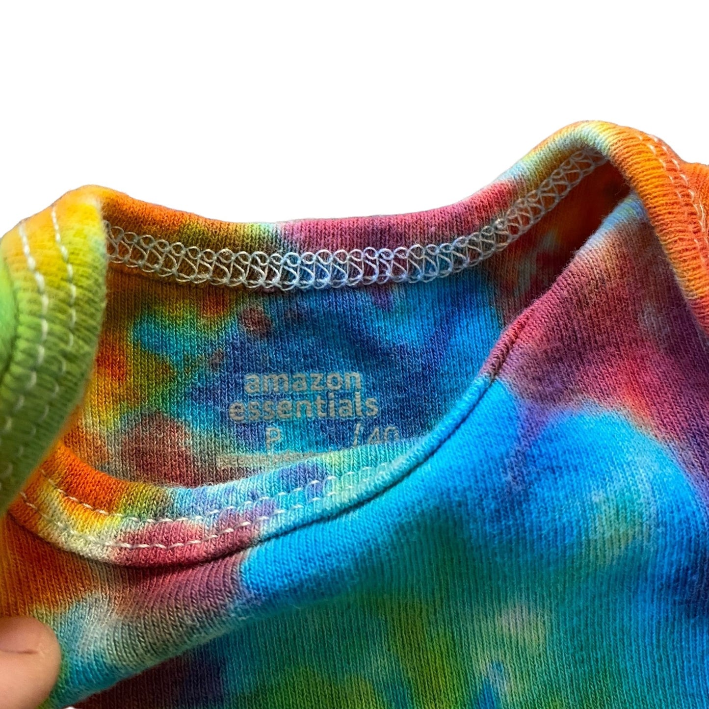 Rainbow Spiral Tie Dyed Bodysuit || Preemie