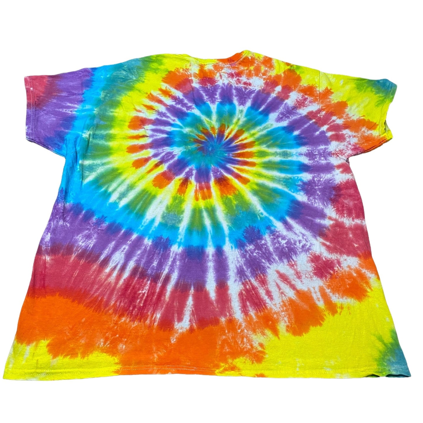 Rainbow Spiral Tie Dye Adult Tee || 2XL