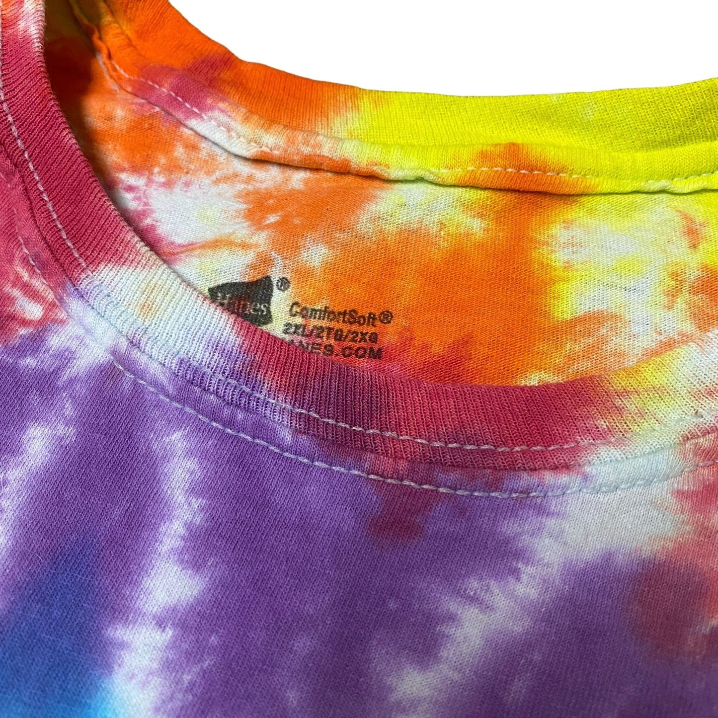 Rainbow Spiral Tie Dye Adult Tee || 2XL
