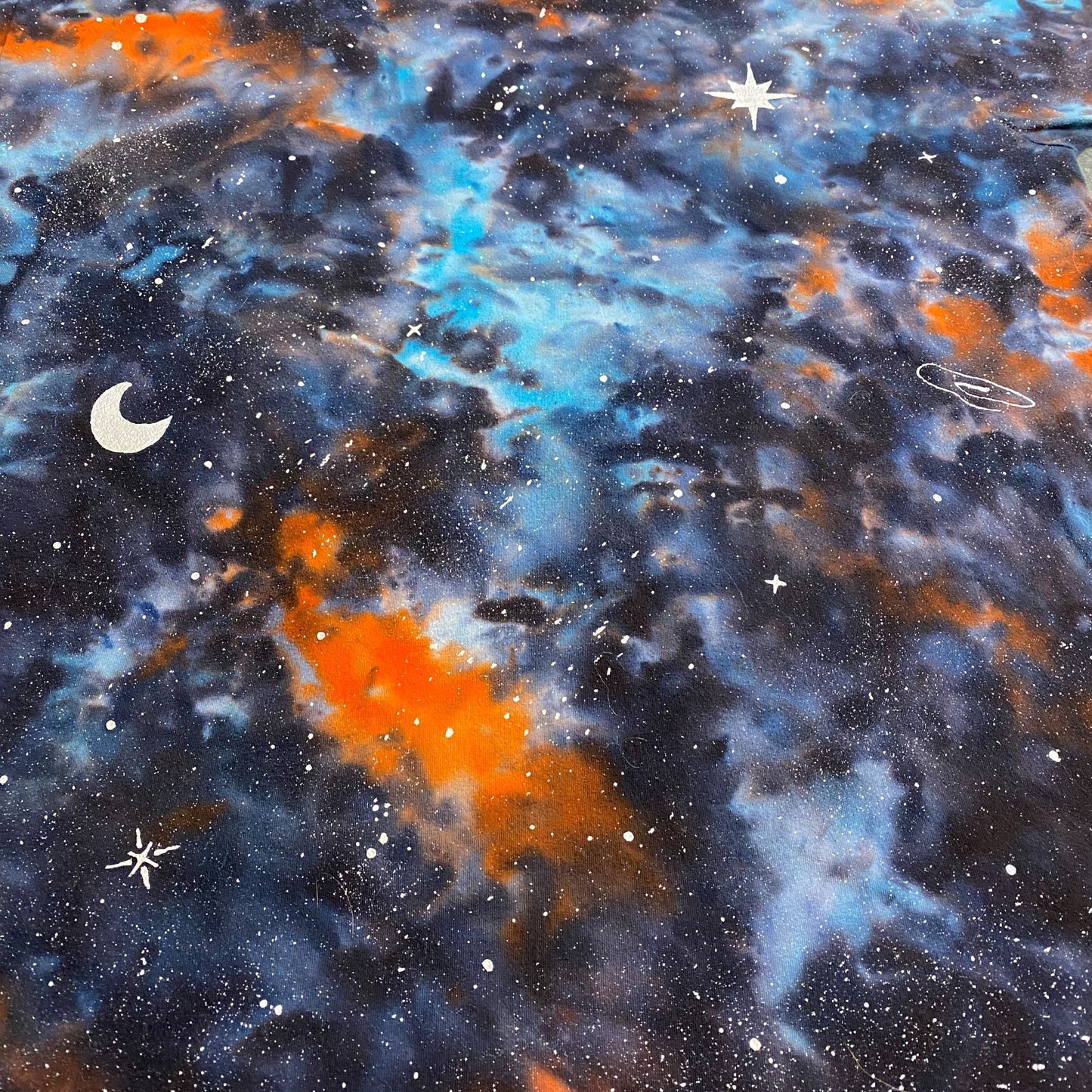 Galaxy Dyed Adult Tee Shirt || Extra Large