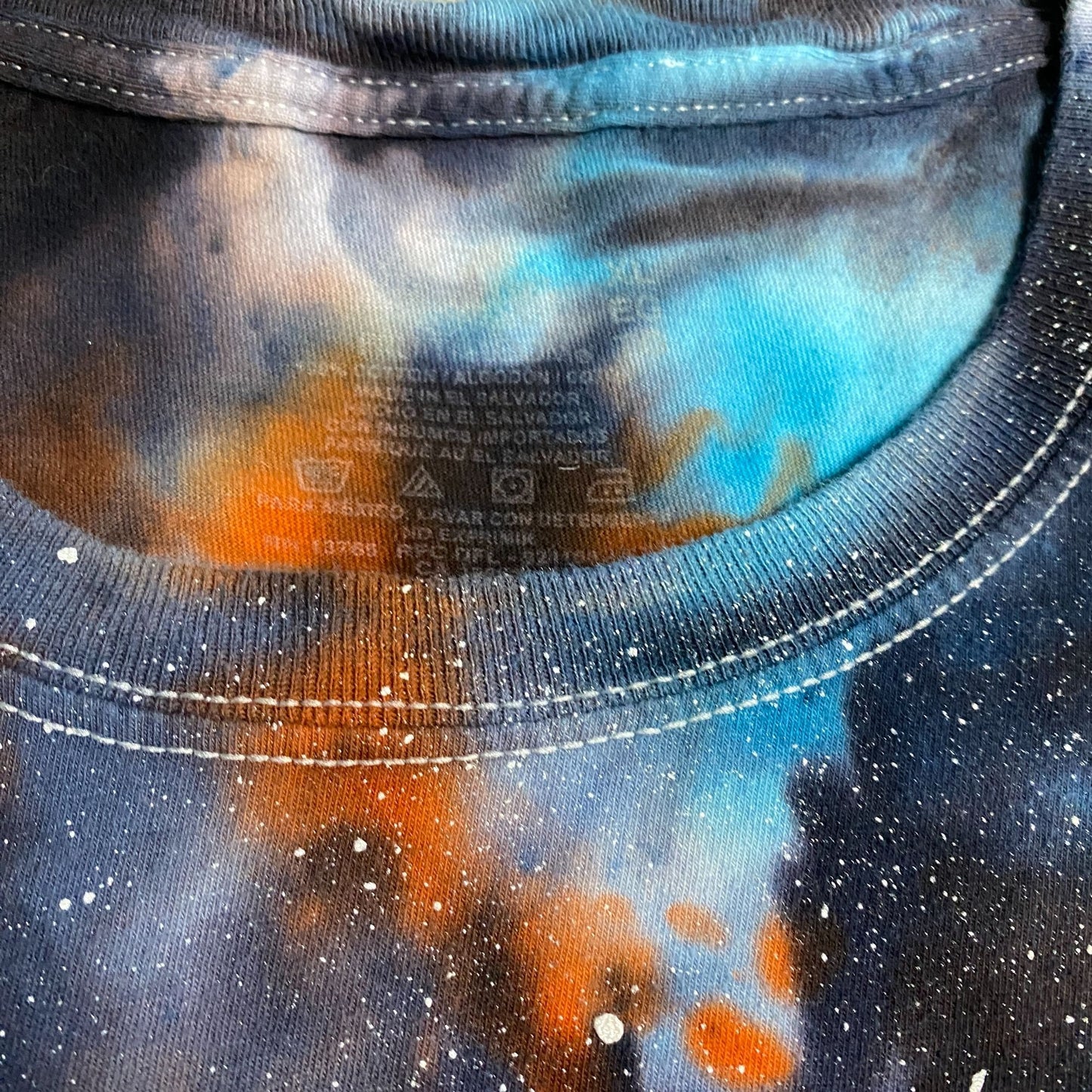 Galaxy Dyed Adult Tee Shirt || Extra Large