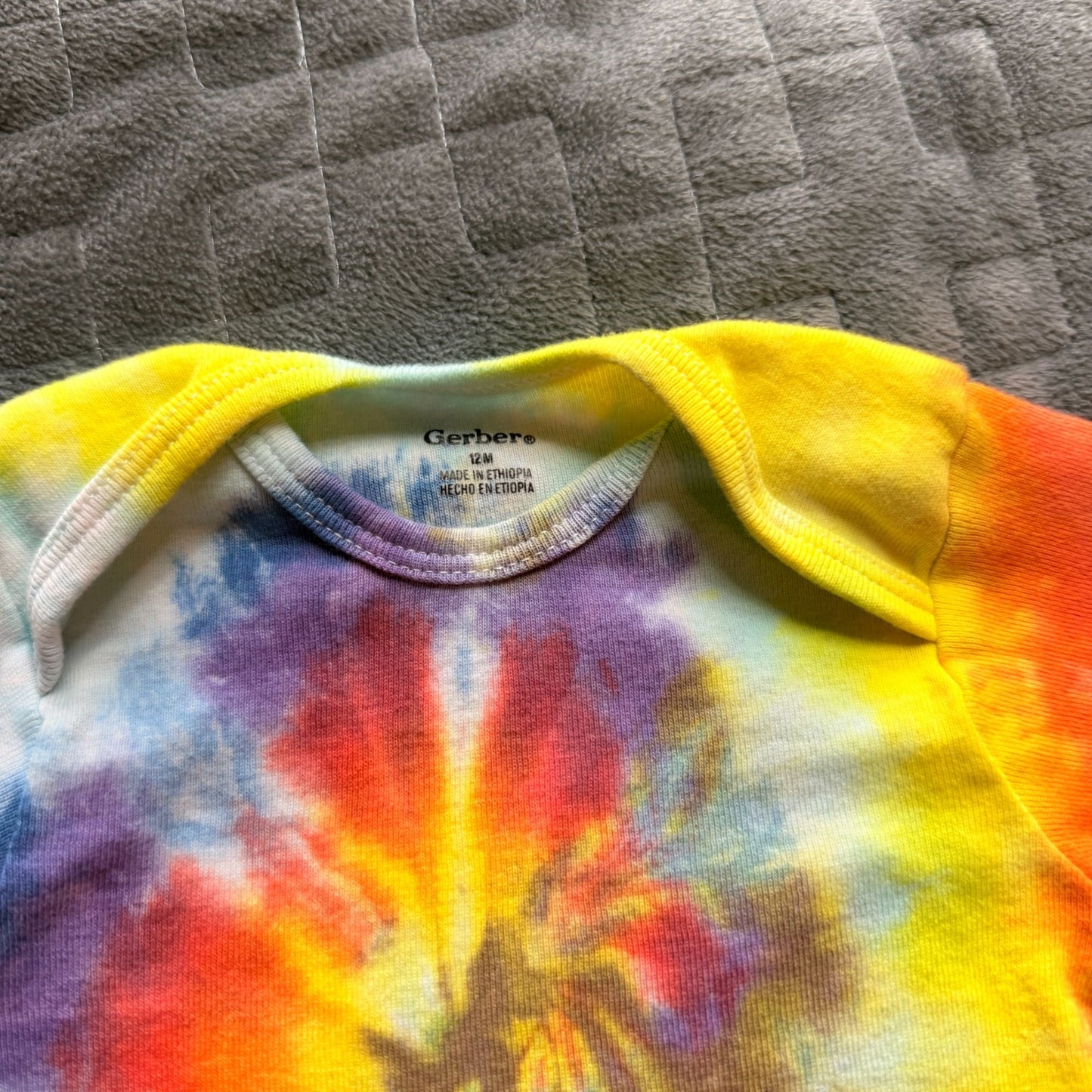 Tie Dyed Onesie || 12 Months