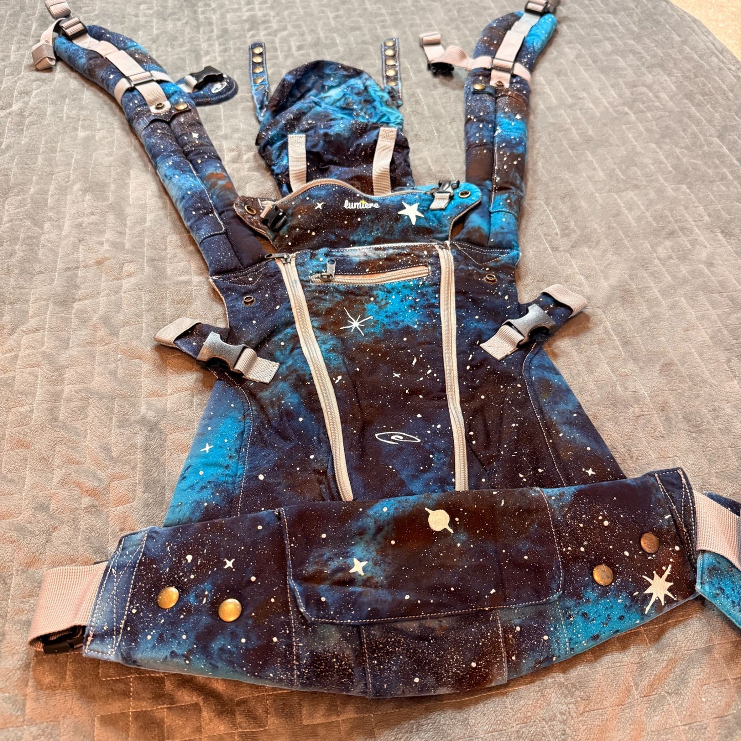 ✨ Galaxy Dyed Lumiere || Baby Carrier, Upcycled ♻️