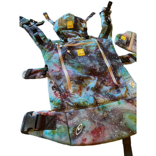 Rainbow Galaxy Dyed Lillebaby CarryOn All-Seasons || Toddler Carrier