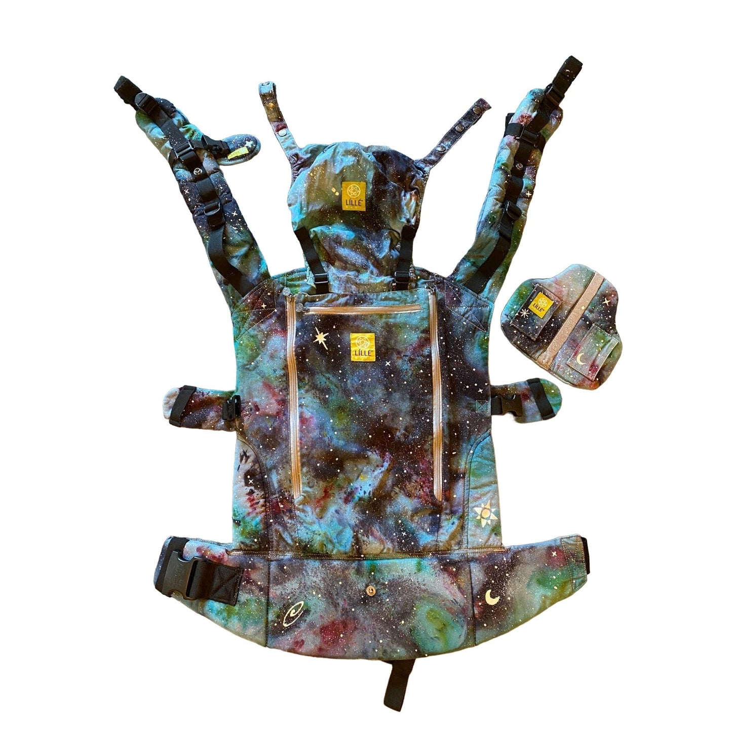 Rainbow Galaxy Dyed Lillebaby CarryOn All-Seasons || Toddler Carrier