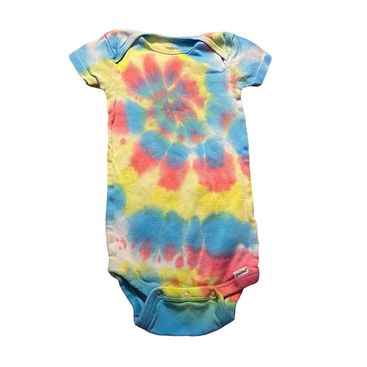 Unicorn Spiral Tie Dye Onesie || 24 Months