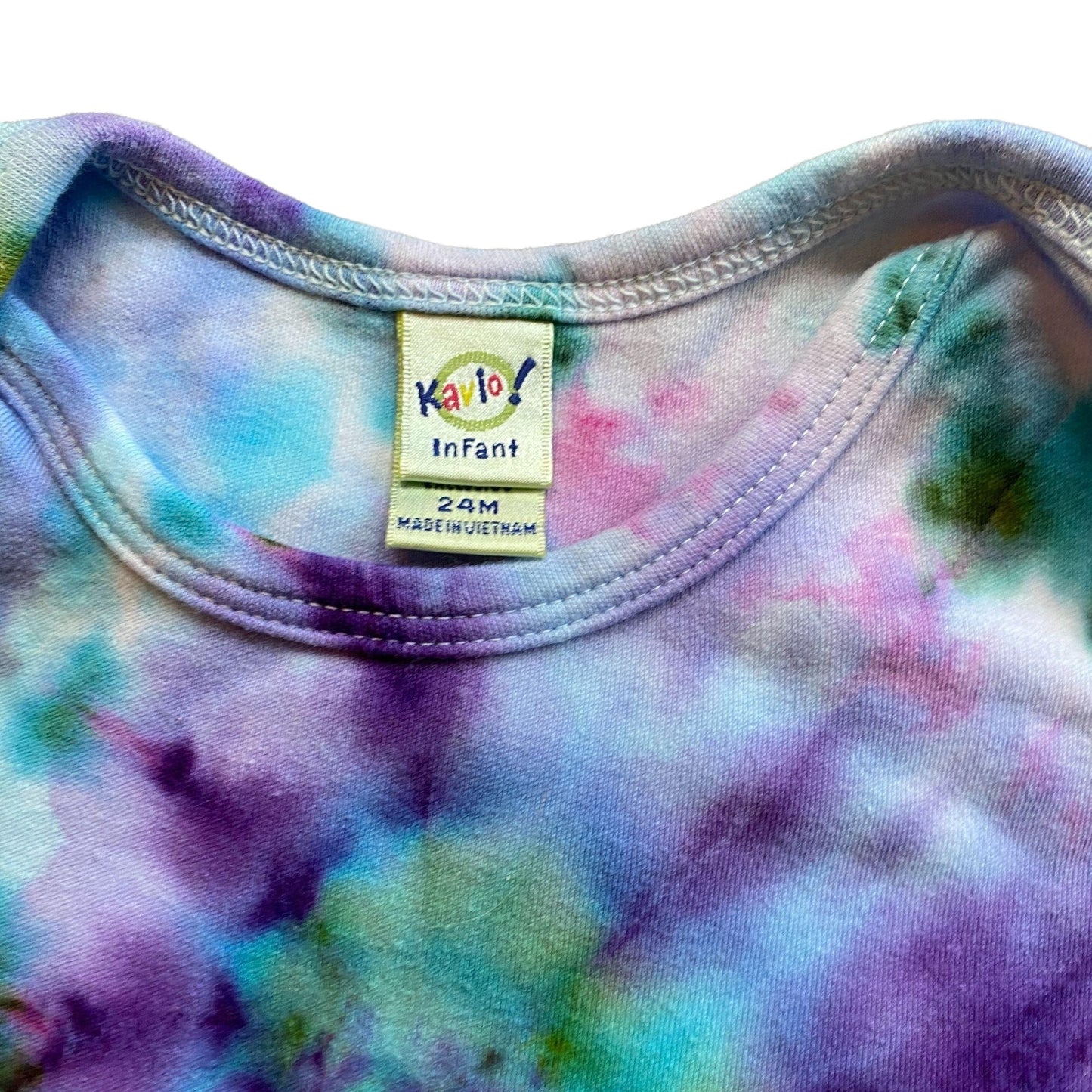 Spiral Tie Dye Baby Bodysuit || 24 Months
