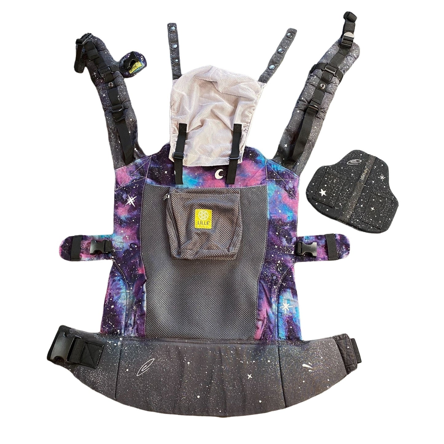 Galaxy Dyed Lillebaby CarryOn Airflow || Toddler Carrier, Upcycled ♻️