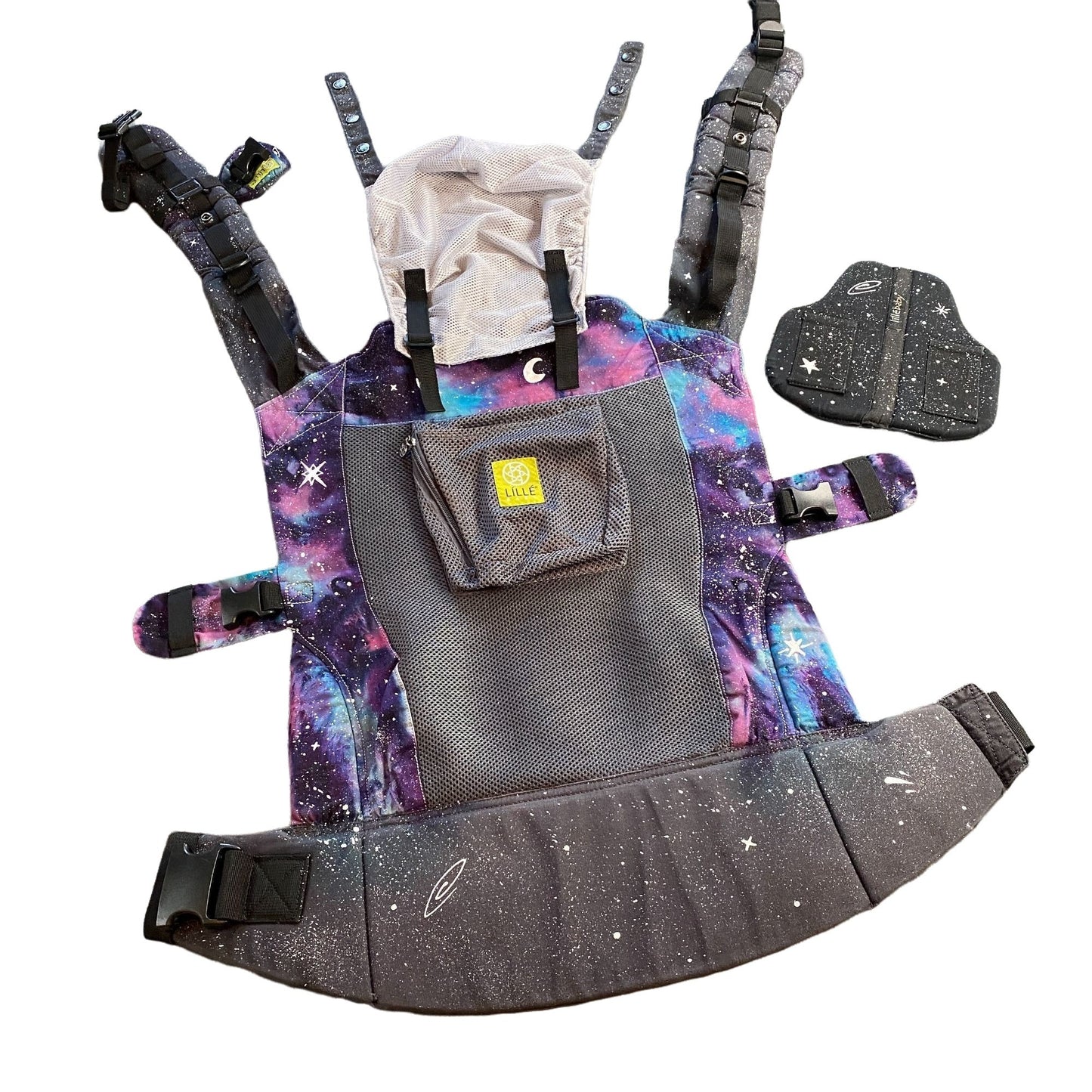 Galaxy Dyed Lillebaby CarryOn Airflow || Toddler Carrier, Upcycled ♻️