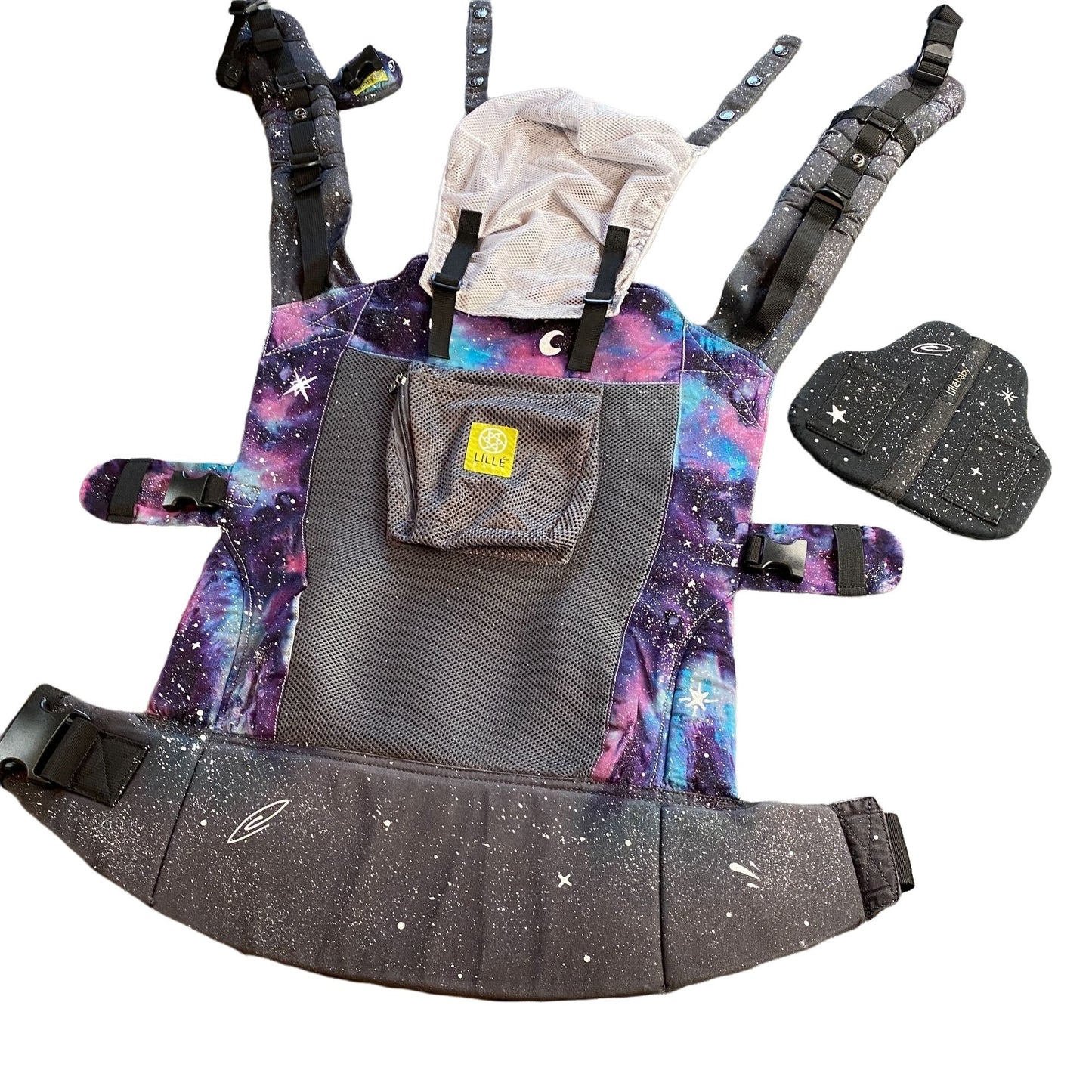 Galaxy Dyed Lillebaby CarryOn Airflow || Toddler Carrier, Upcycled ♻️