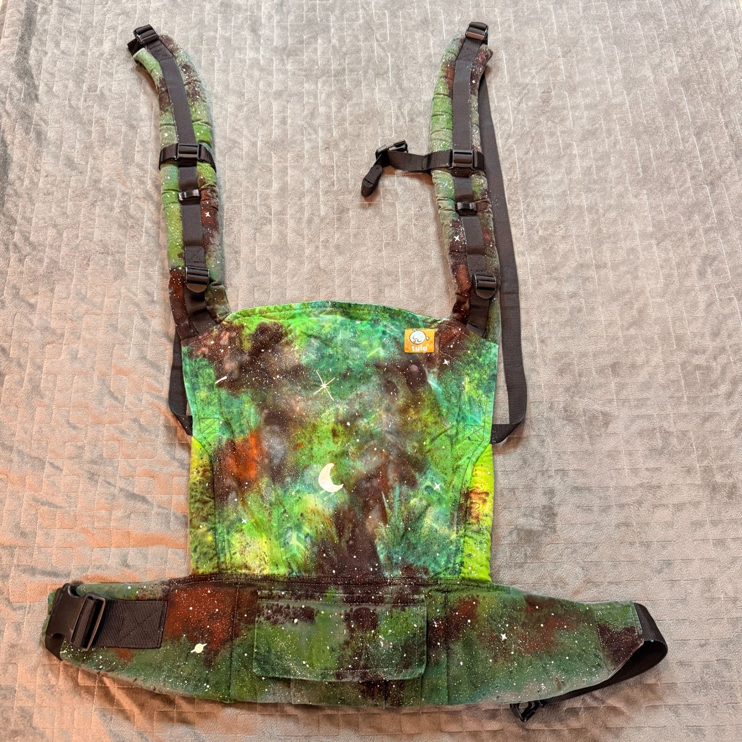 ✨ Galaxy Dyed Tula Carrier || Baby Carrier, Upcycled ♻️