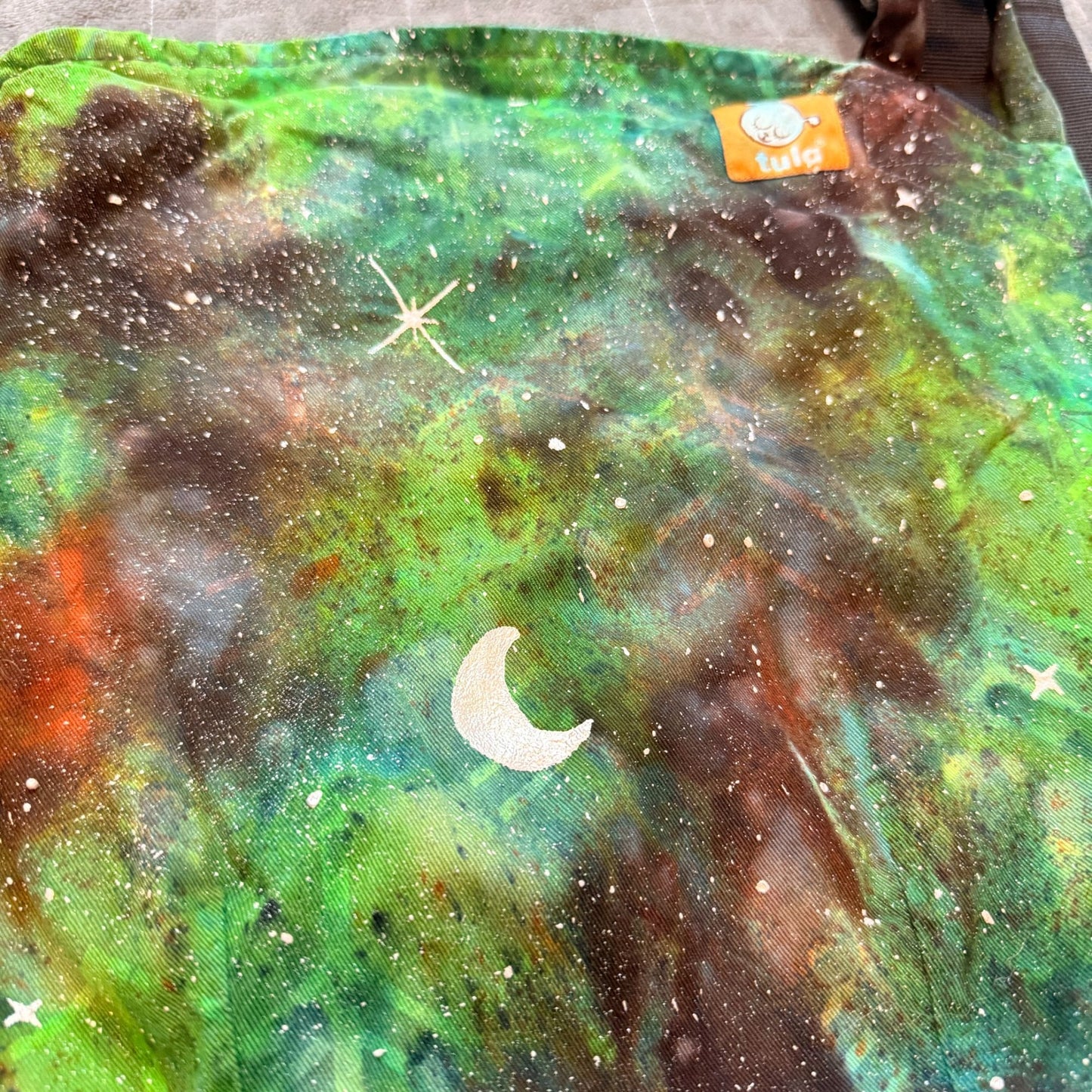 ✨ Galaxy Dyed Tula Carrier || Baby Carrier, Upcycled ♻️