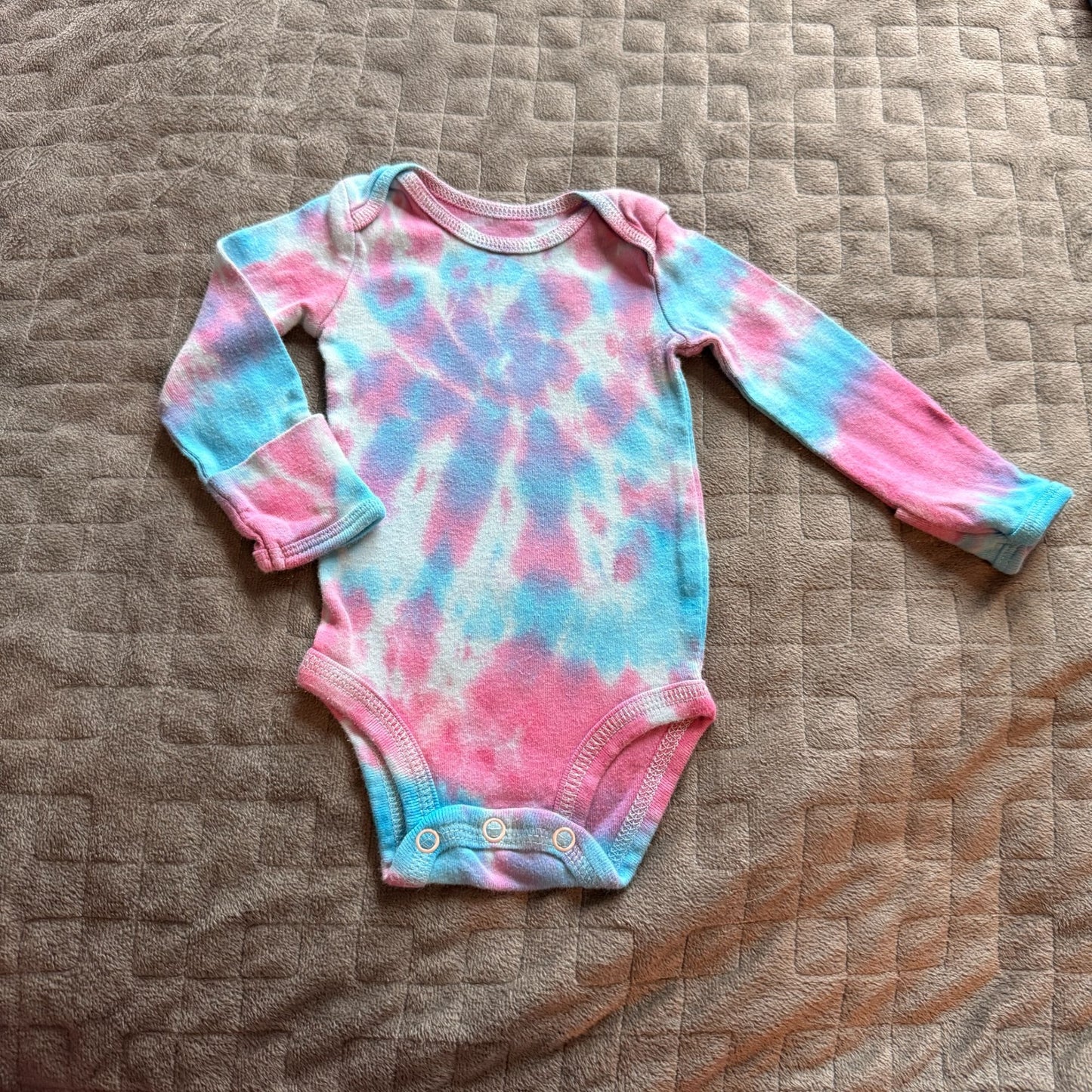 Tie Dyed Onesie || Newborn, Upcycled ♻️