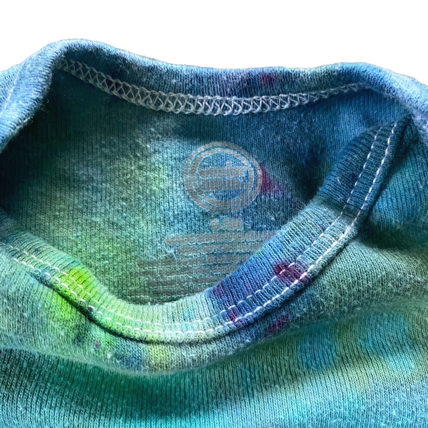 Earthbound Tie Dye Onesie || 0-3 Months, Upcycled ♻️