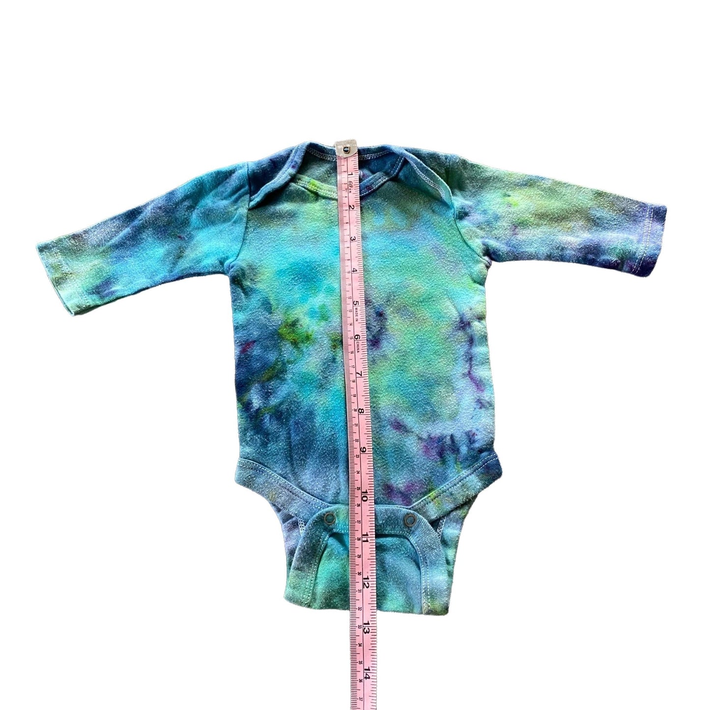 Earthbound Tie Dye Onesie || 0-3 Months, Upcycled ♻️
