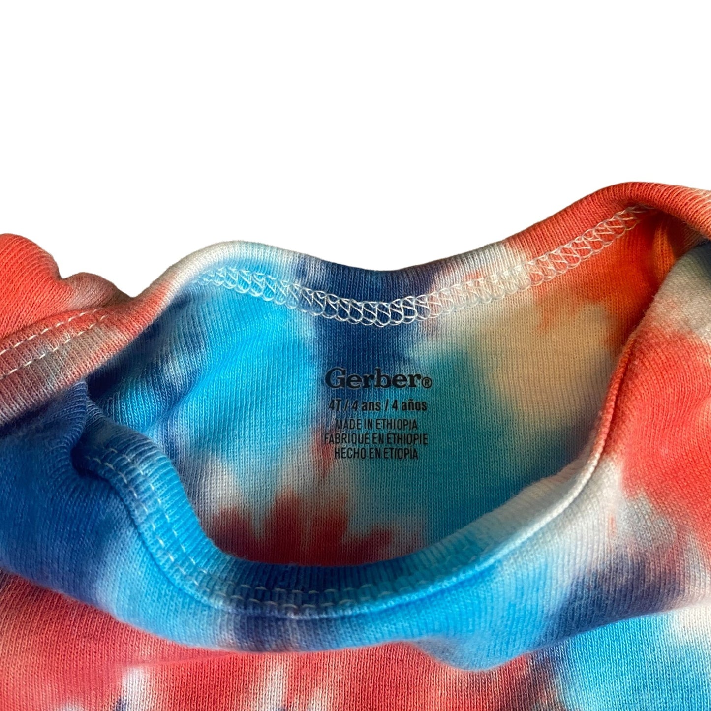 Spiral Tie Dye Baby Bodysuit || 4T