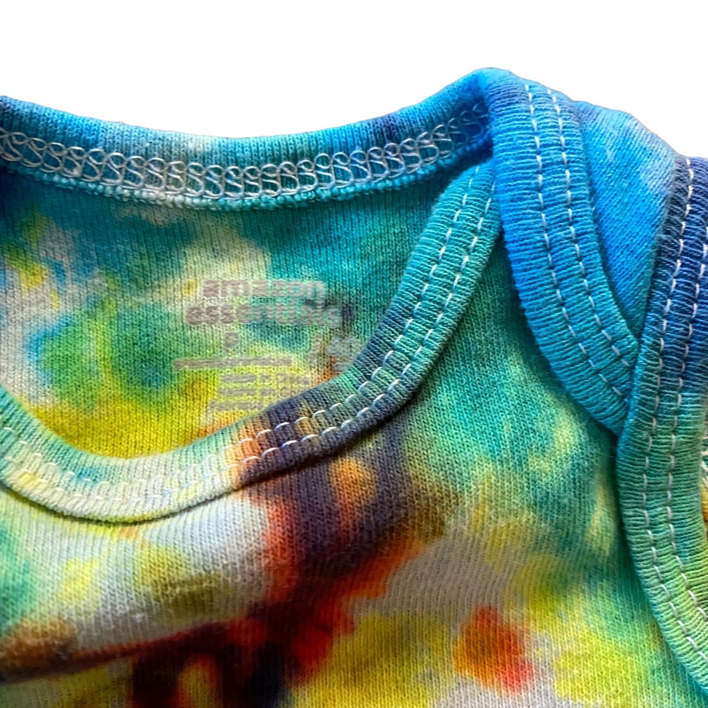 Rainbow Spiral Tie Dyed Bodysuit || Preemie