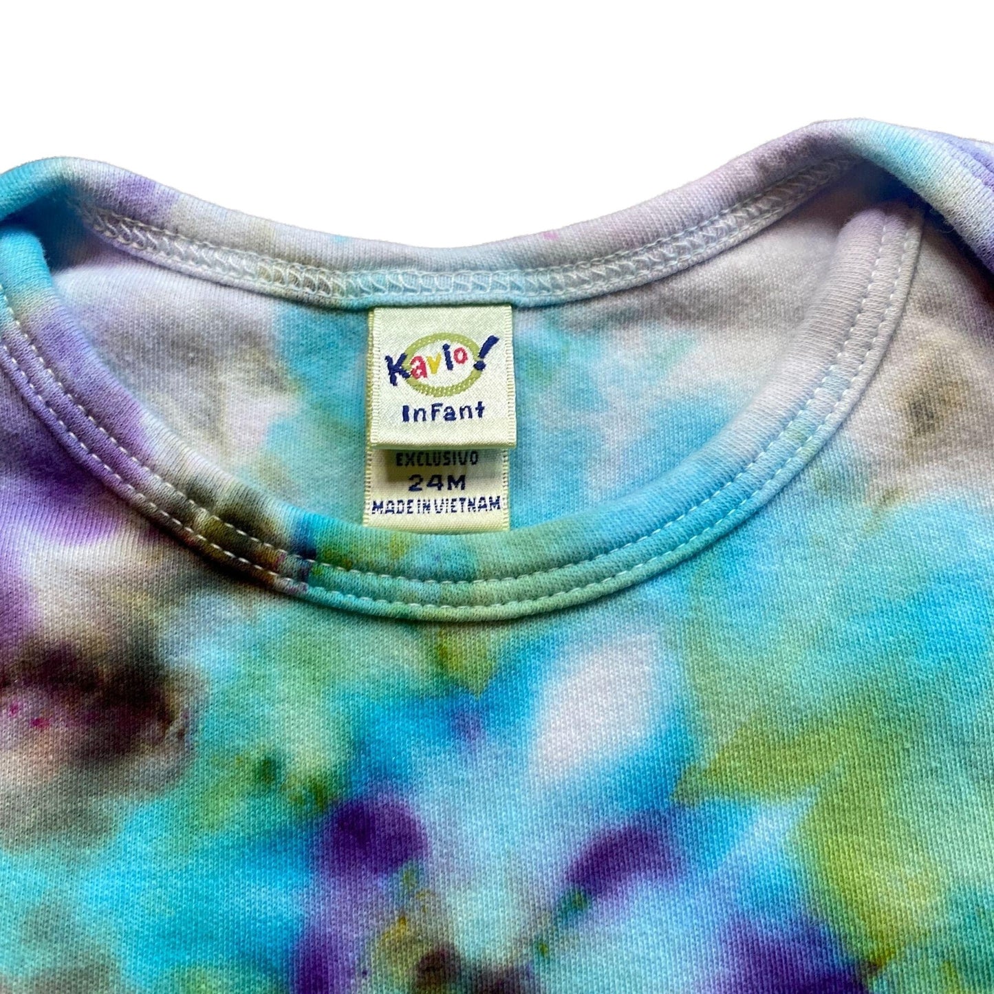 Spiral Tie Dye Baby Bodysuit || 24 Months