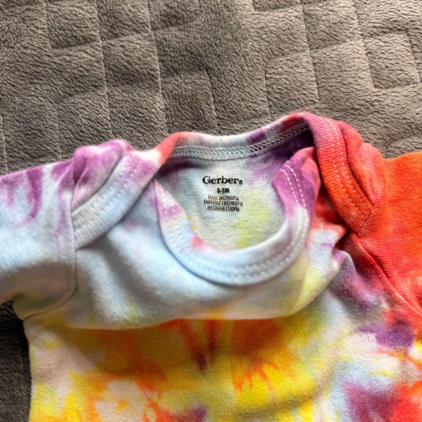 Tie Dyed Onesie || 0-3 Months