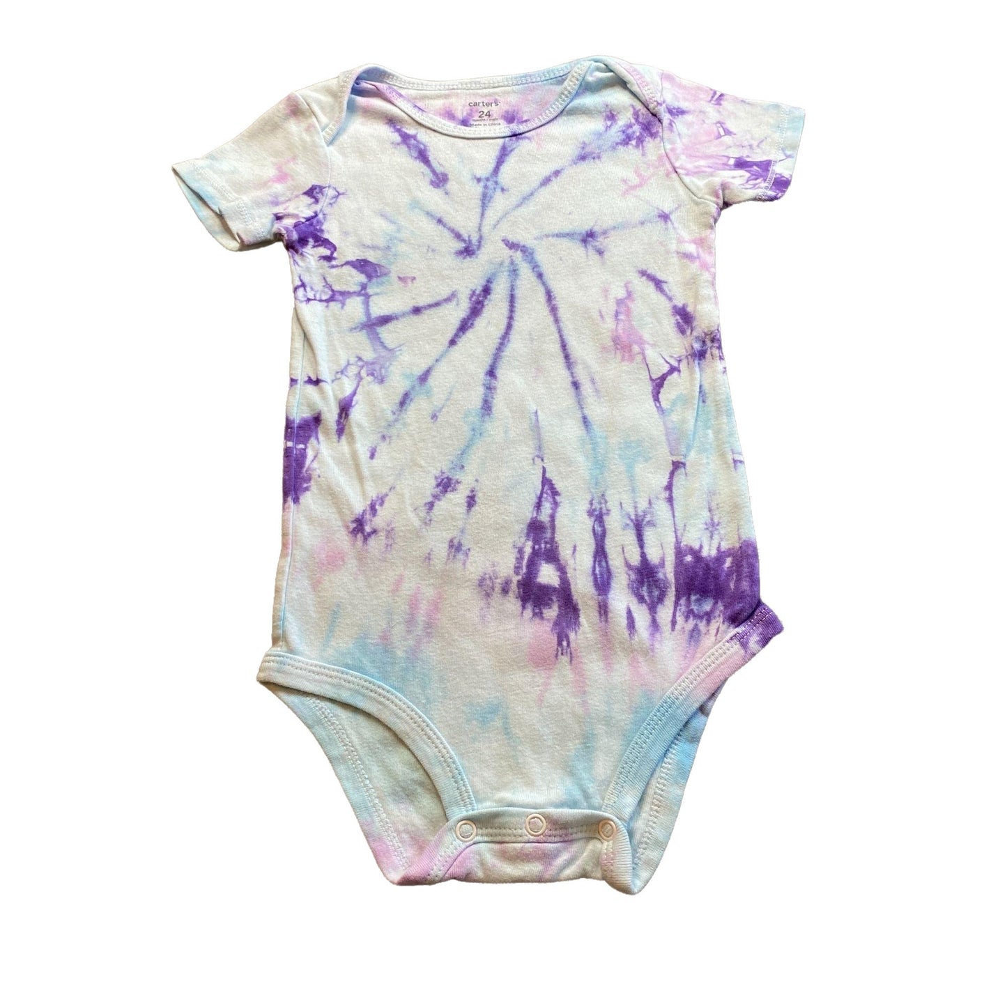 Subtle Spiral Tie Dye Baby Bodysuit || 24 Months