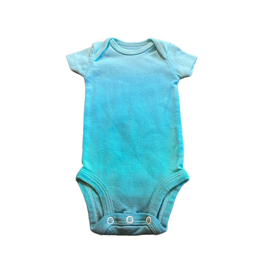 Hand-Dyed Blue Ombre Bodysuit || Newborn