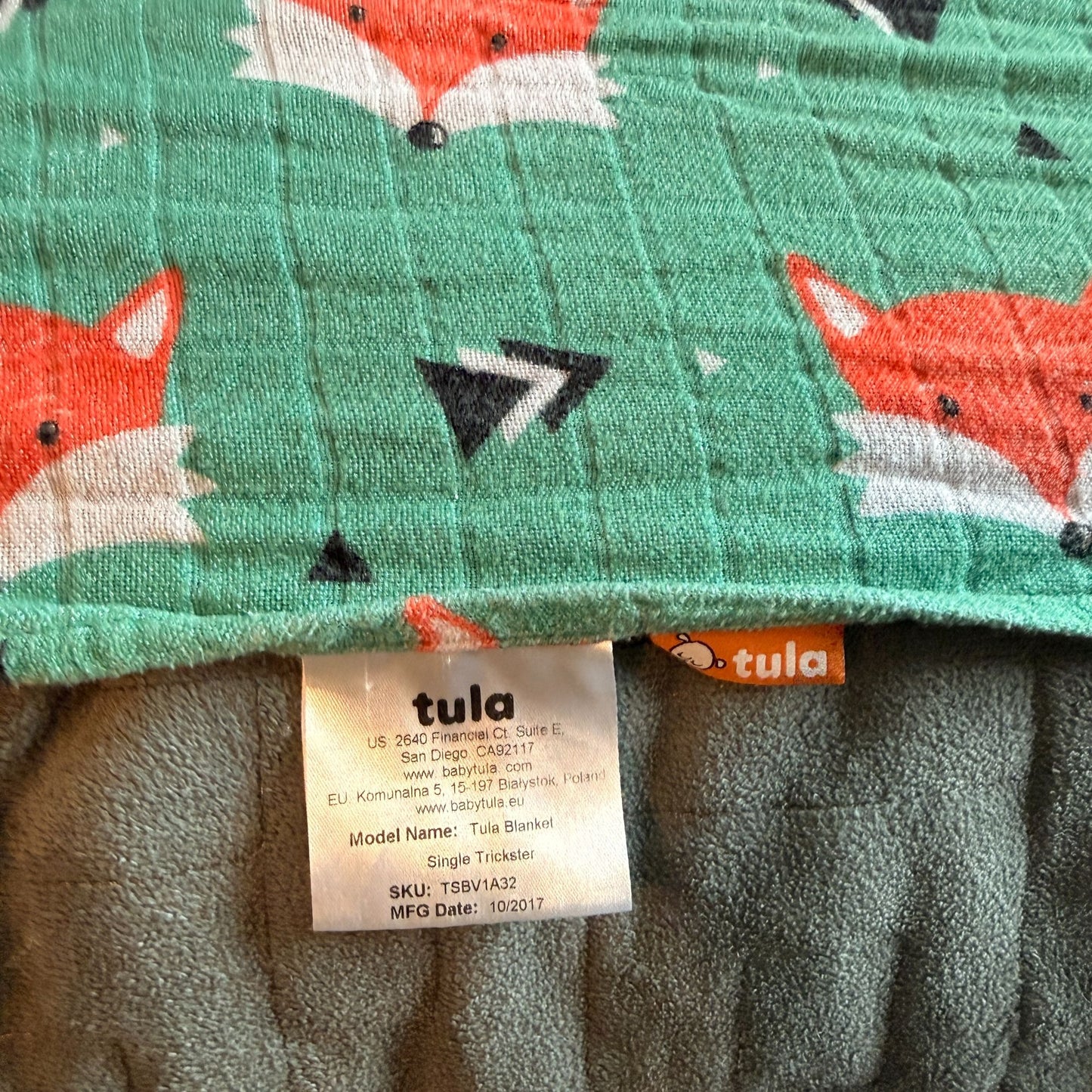 Tula Baby Blanket: Single Trickster