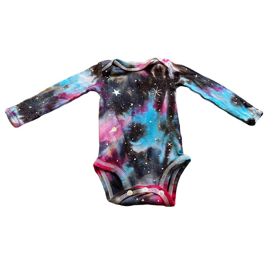 Galaxy Dyed Onesie || Newborn