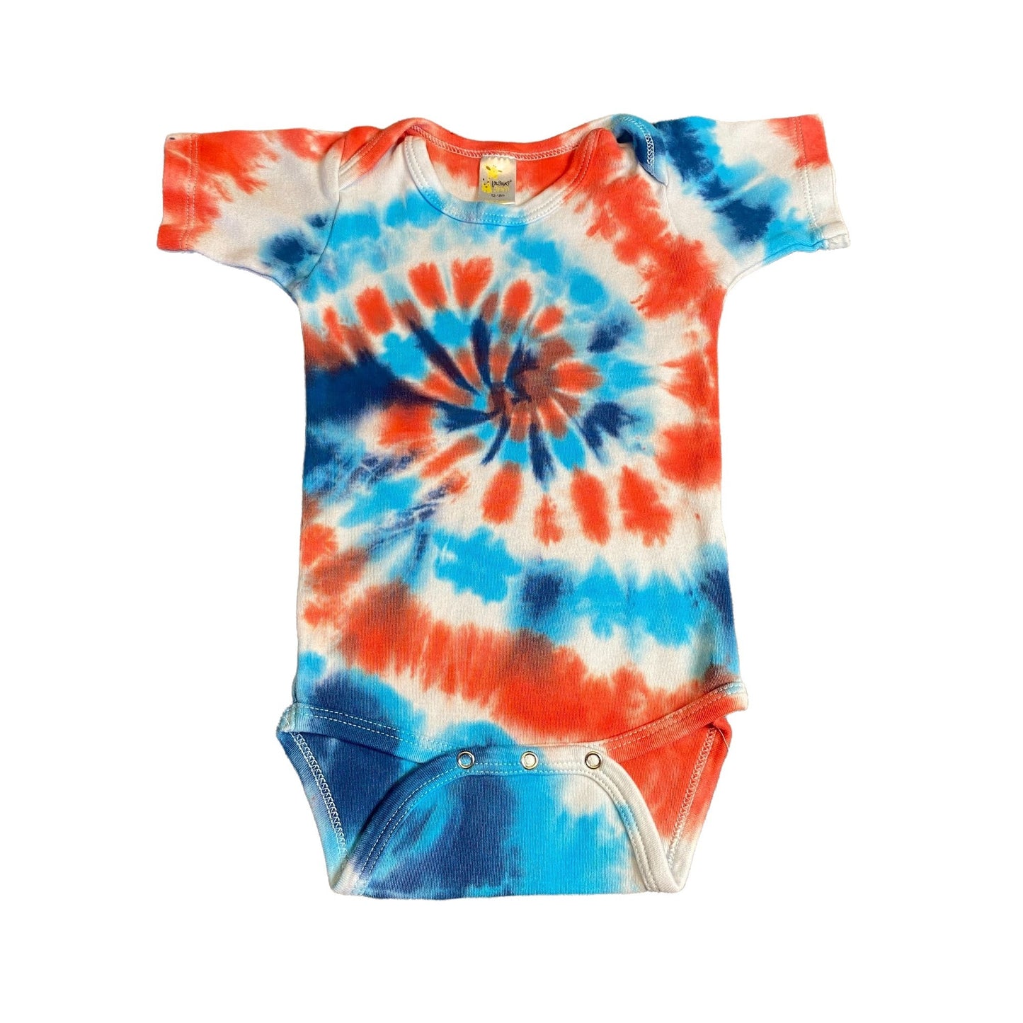Spiral Tie Dye Baby Bodysuit || 12-18 Months