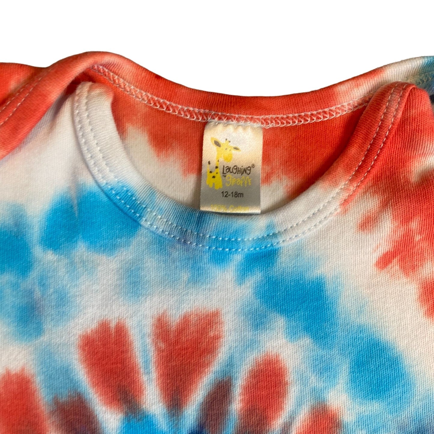 Spiral Tie Dye Baby Bodysuit || 12-18 Months