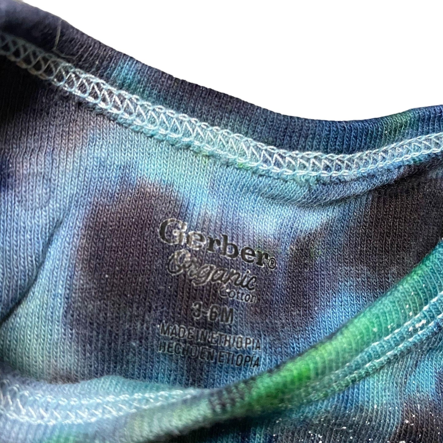 Galaxy Dyed Onesie || 3-6 Months, Upcycled ♻️