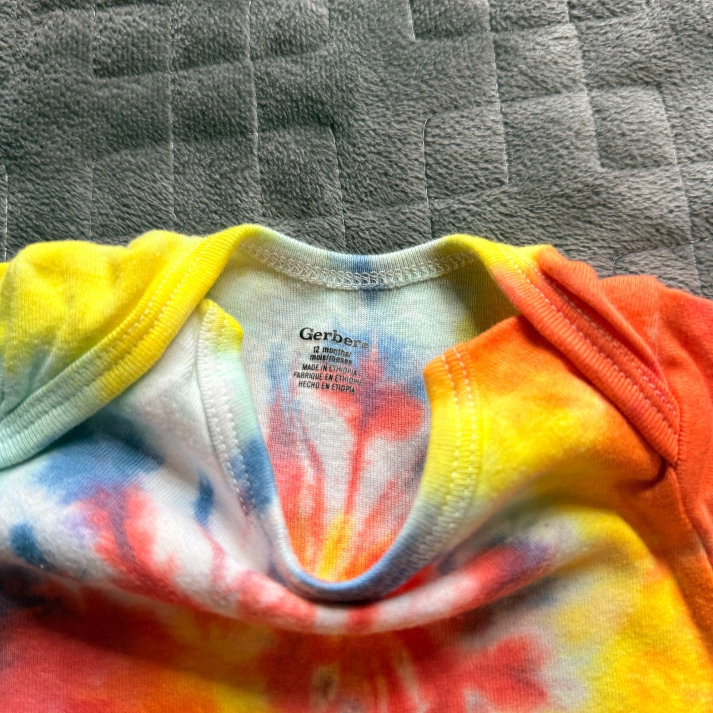 Tie Dyed Onesie || 12 Months