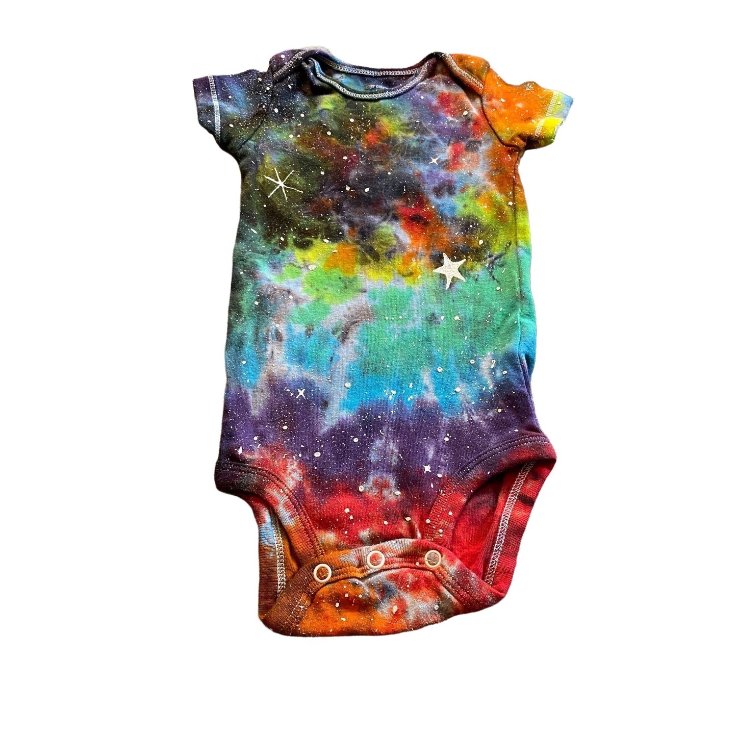 Galaxy Dyed Onesie || 12 Months, Upcycled ♻️