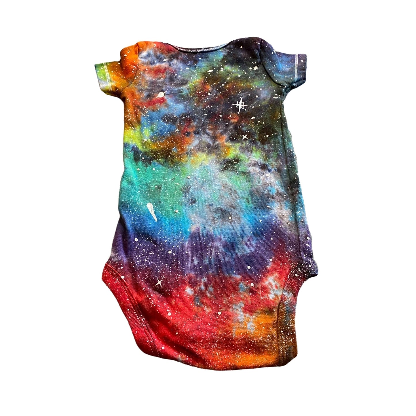 Galaxy Dyed Onesie || 12 Months, Upcycled ♻️