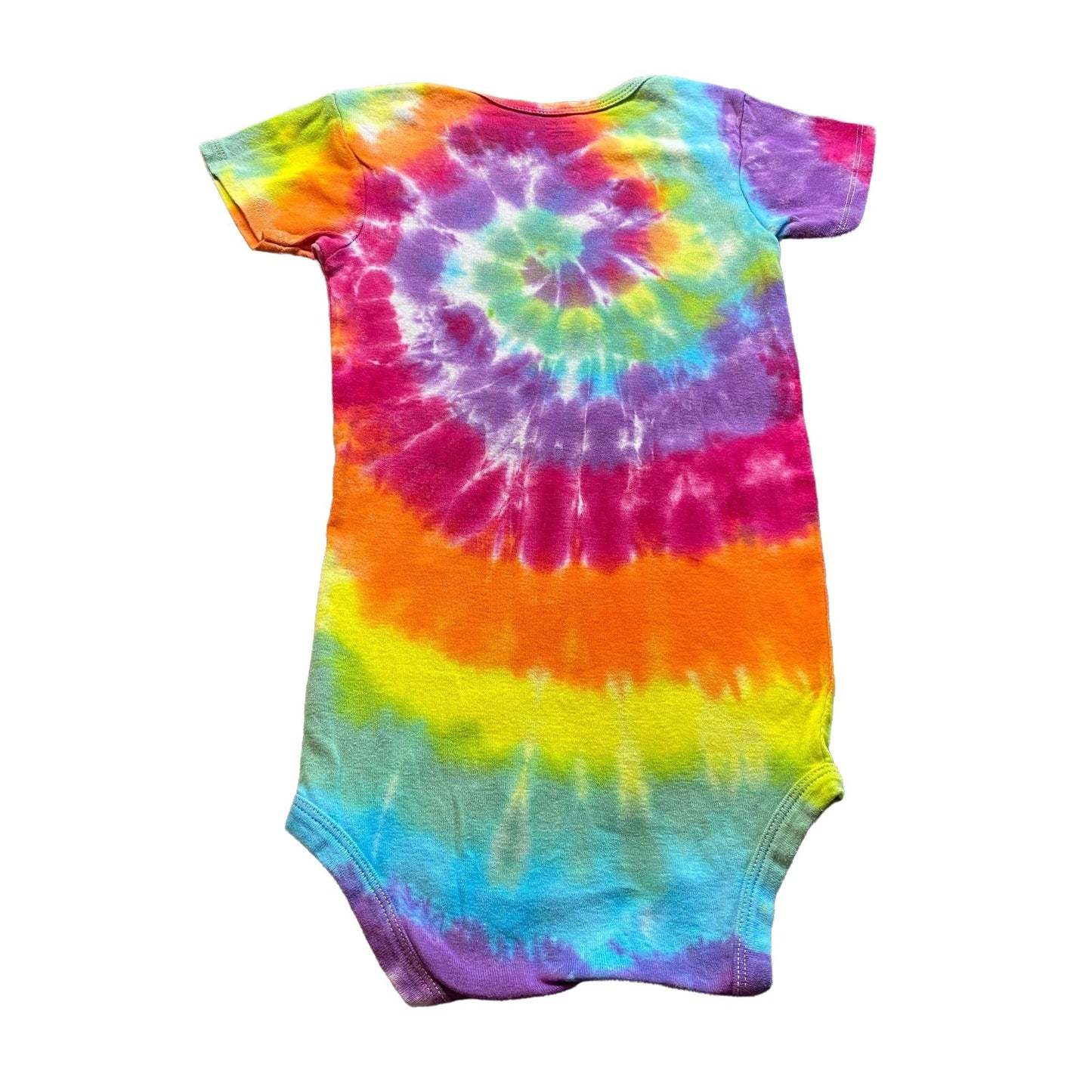 Rainbow Spiral Tie Dye Baby Bodysuit || 4T