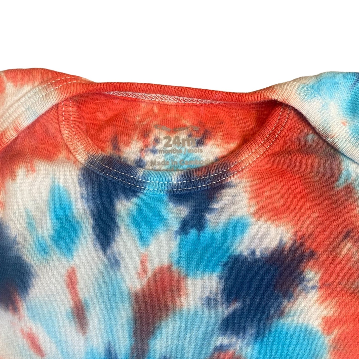Spiral Tie Dye Baby Bodysuit || 24M