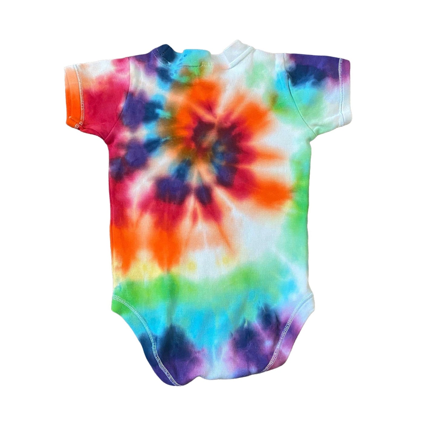 Rainbow Spiral Tie Dye Baby Onesie || 18-24 Months