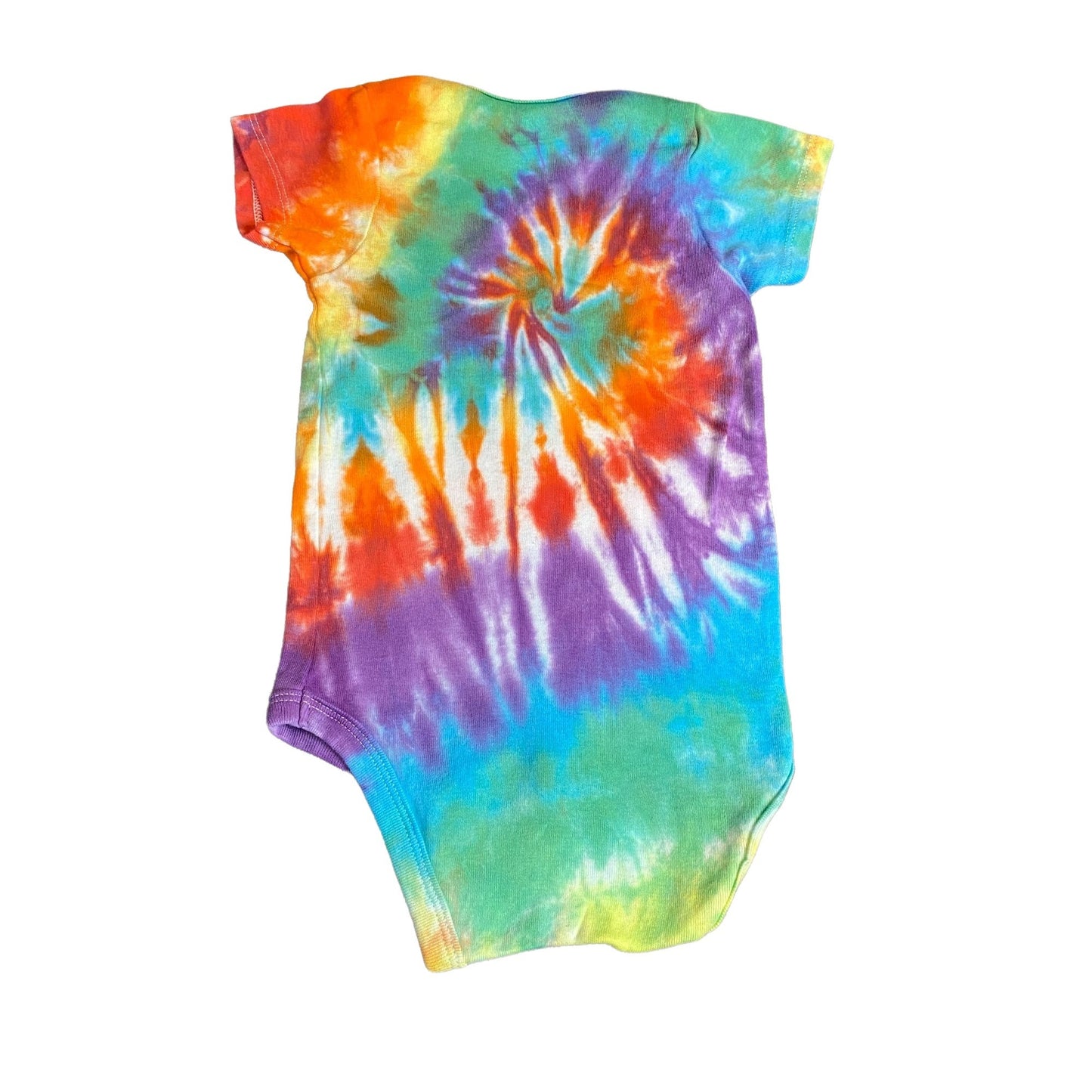 Rainbow Spiral Tie Dye Baby Bodysuit || 24 Months