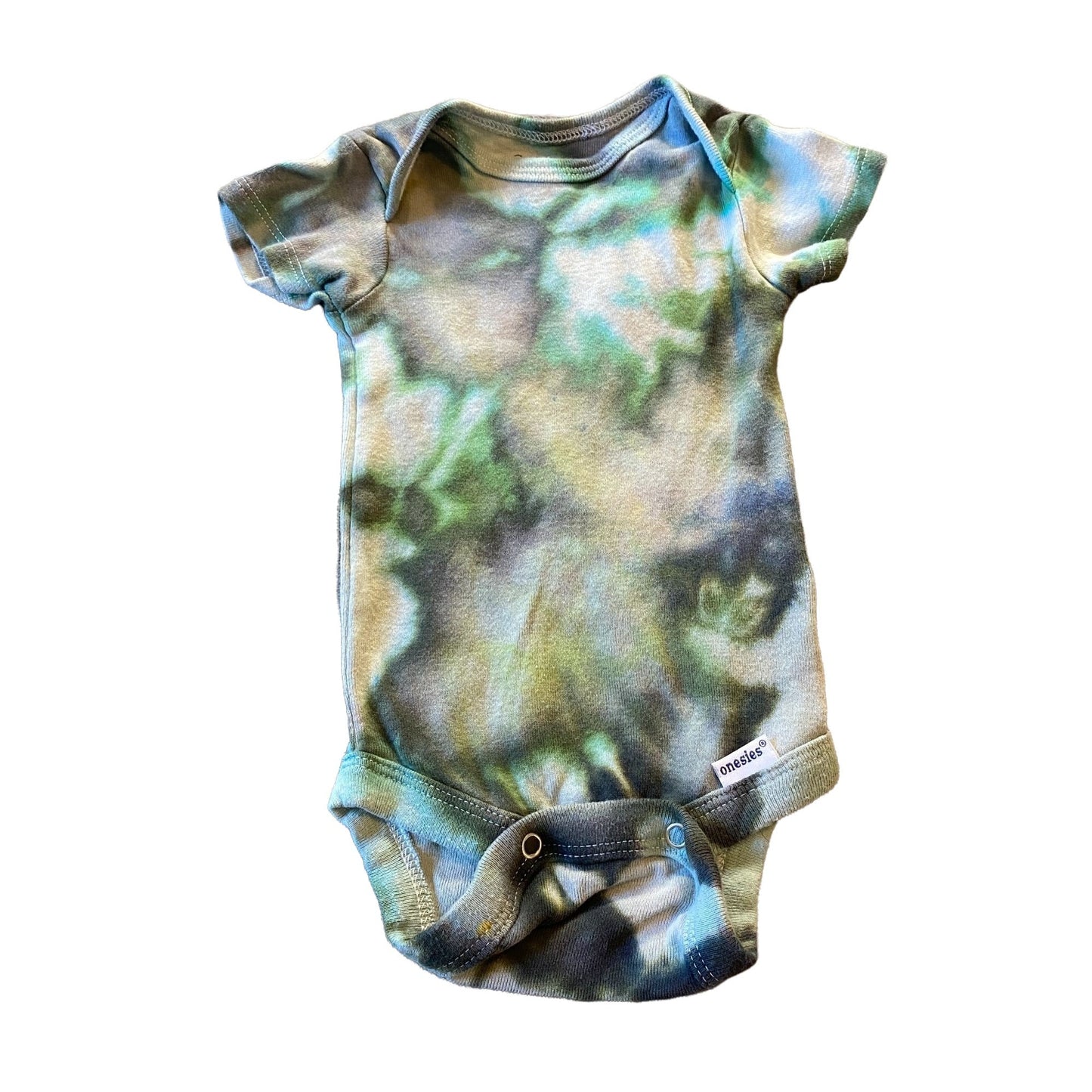Tie Dyed Bodysuit || 0-3 Months + Hat Bundle