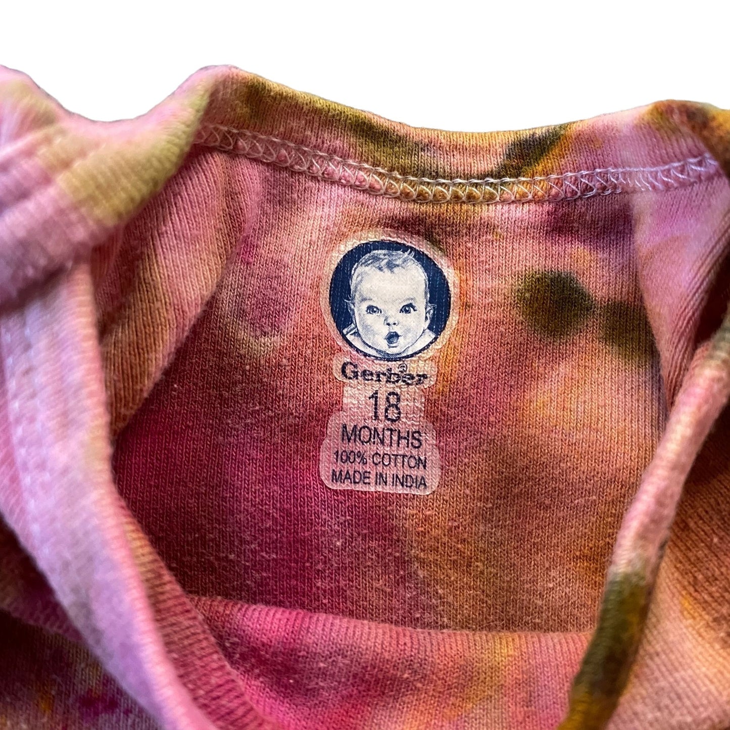 Tie Dyed Bodysuit || 18 Months, Upcycled ♻️