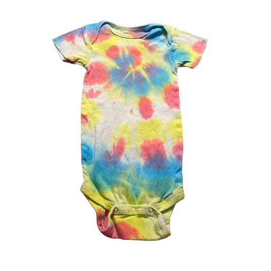 Unicorn Spiral Tie Dye Onesie || 24 Months, Upcycled ♻️