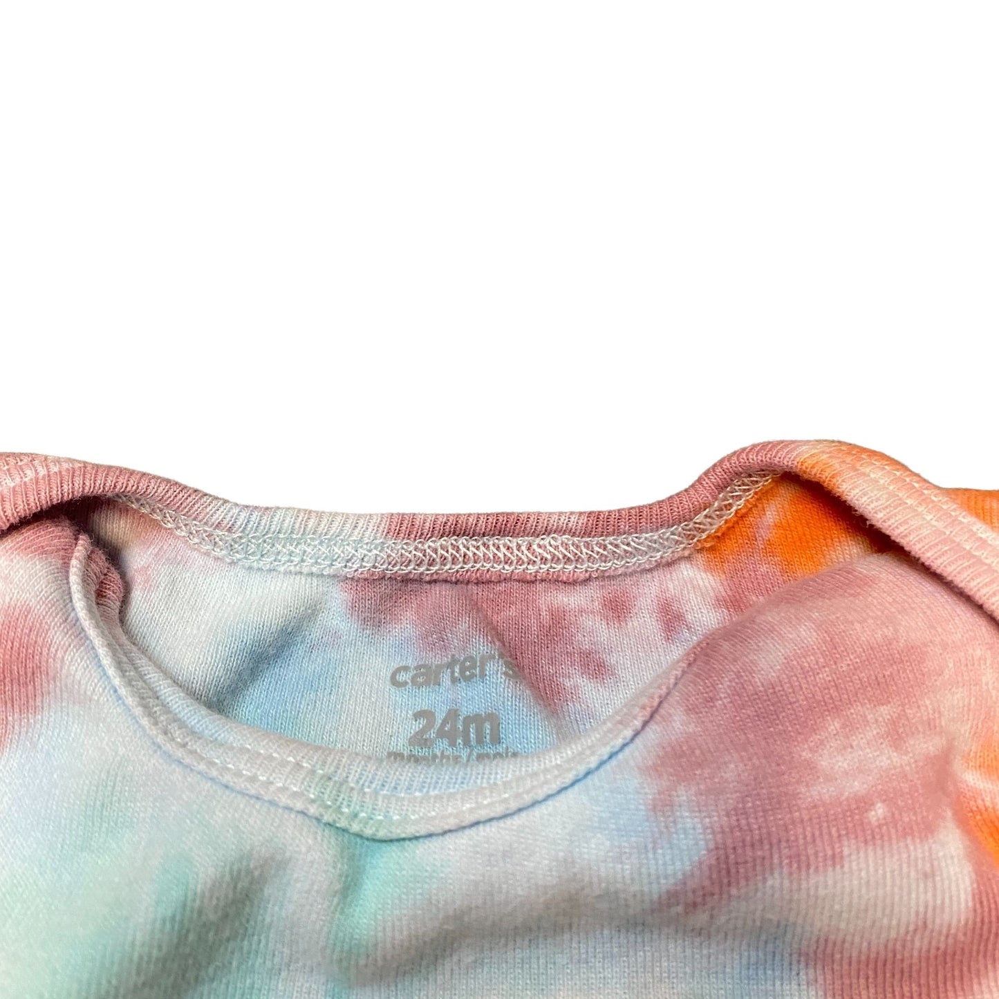 Pastel Spiral Tie Dye Baby Bodysuit || 24 Months