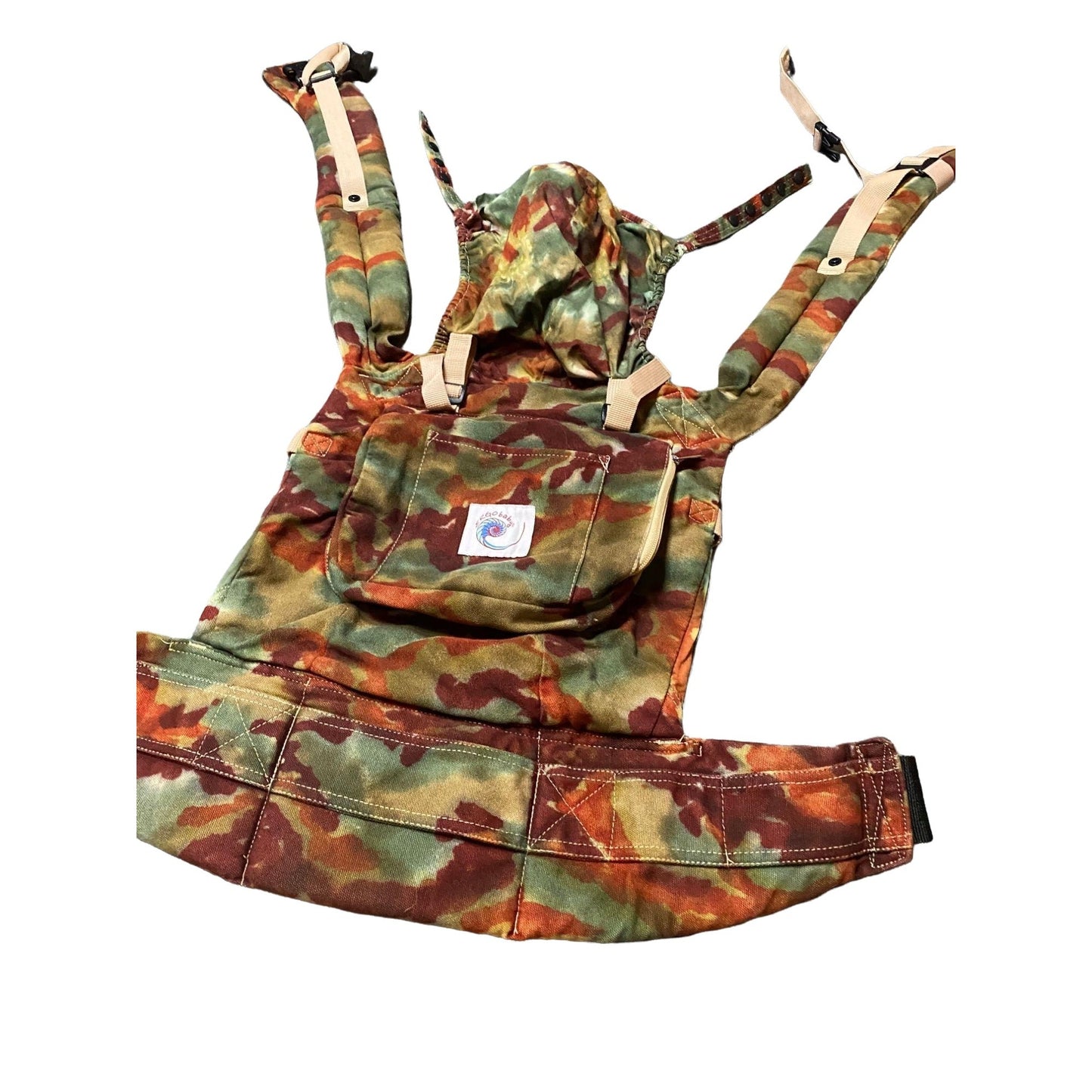 Camouflage Dyed Ergobaby || Baby Carrier, Upcycled ♻️