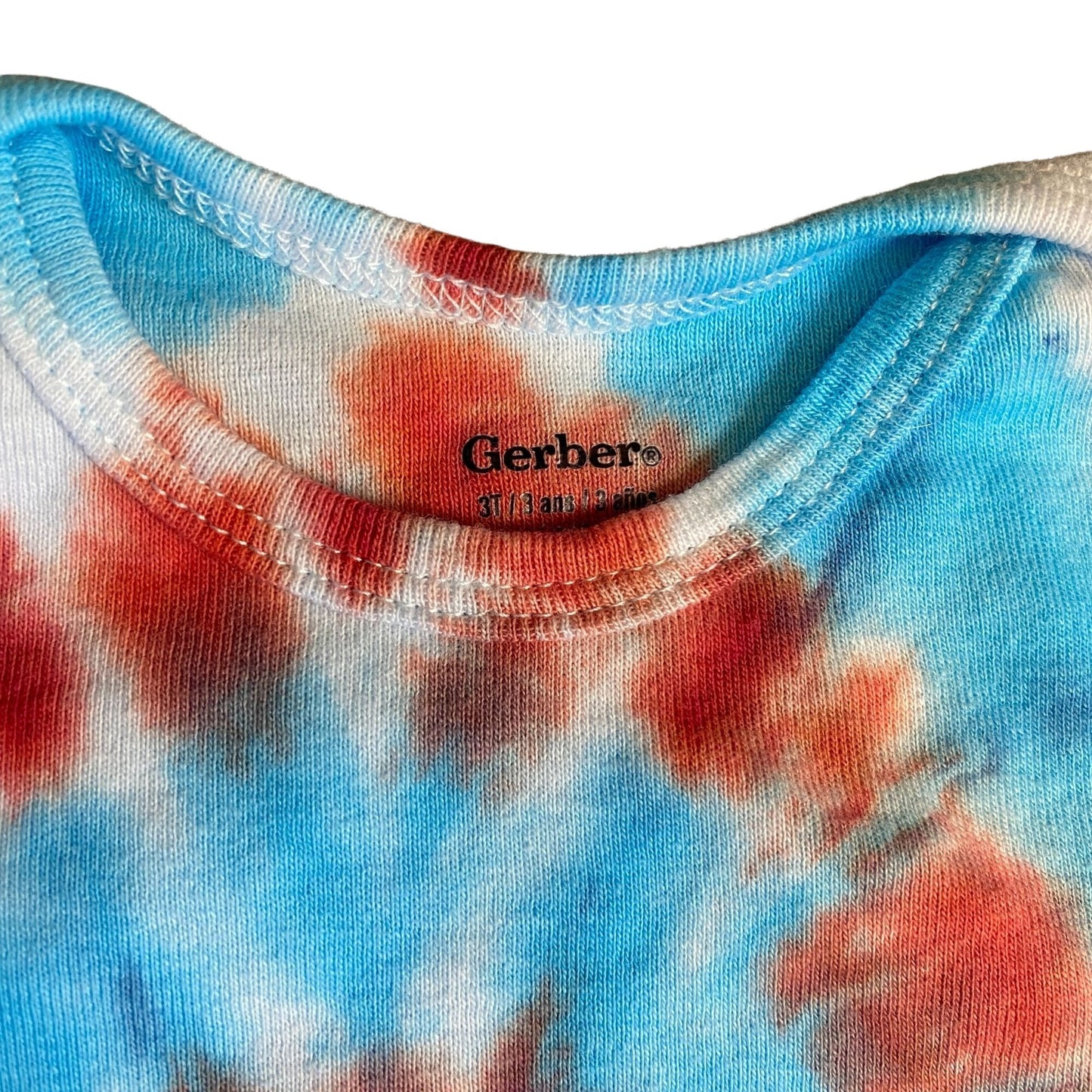 Spiral Tie Dye Baby Bodysuit || 3T