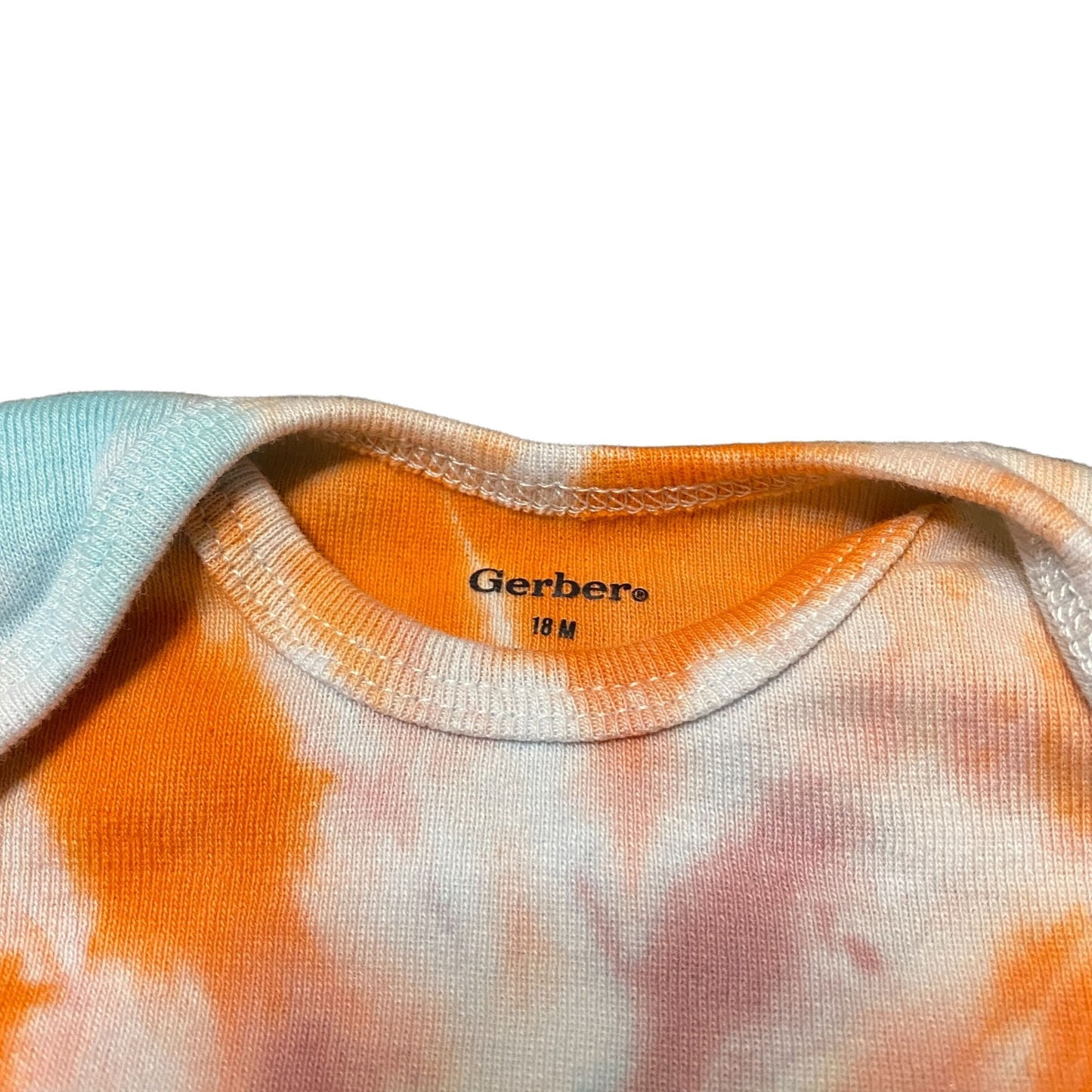 Pastel Spiral Tie Dye Baby Bodysuit || 18 Months
