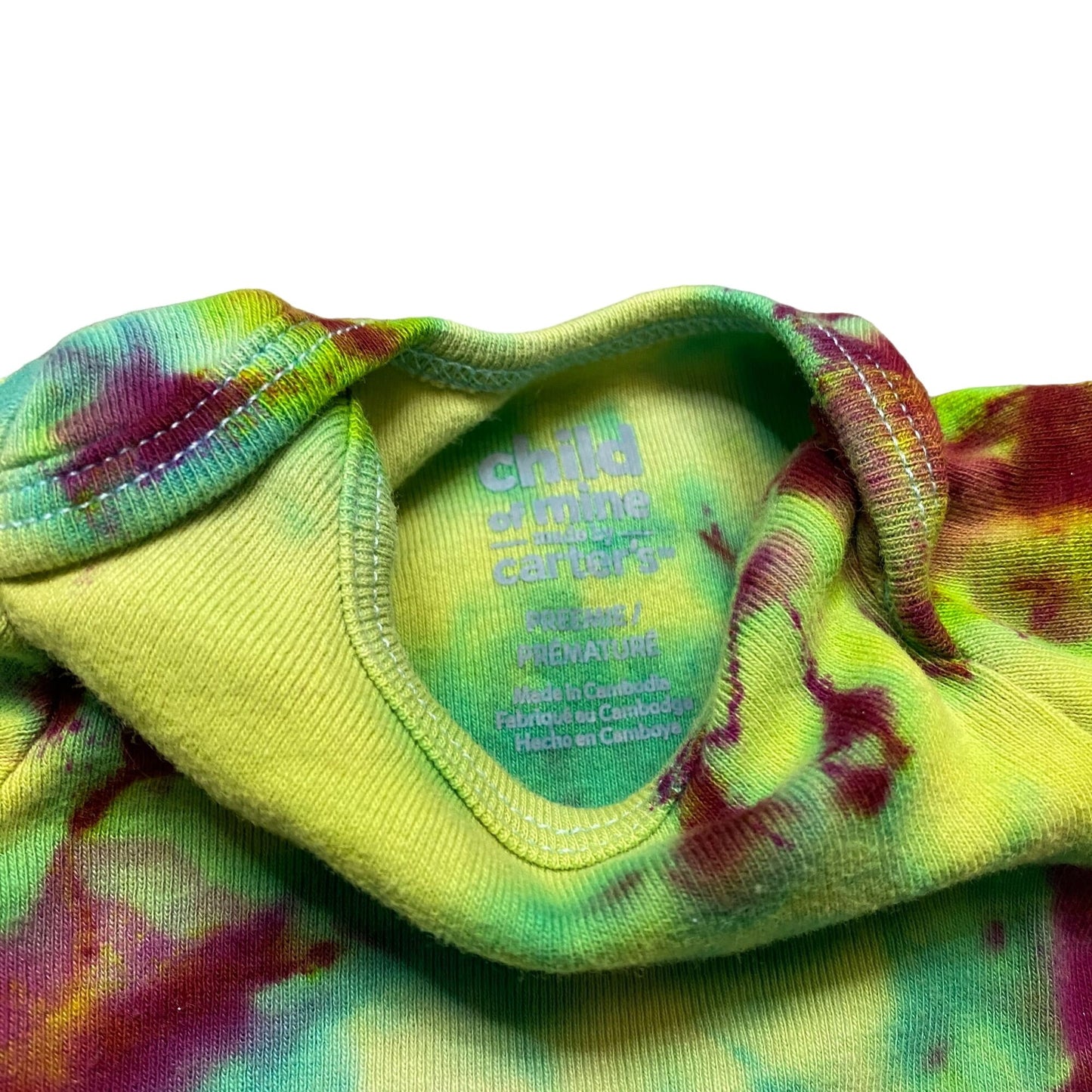 Tie Dye Baby Bodysuit || Preemie