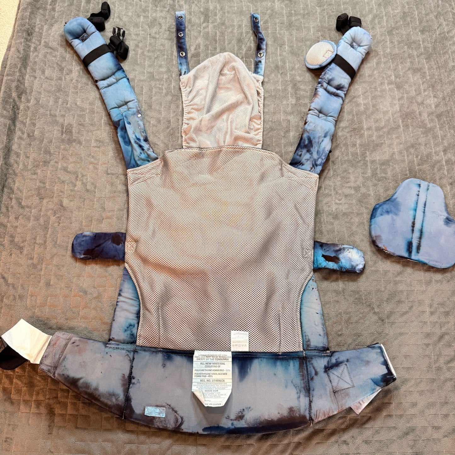 Galaxy Dyed Lillebaby CarryOn Airflow || Toddler Carrier, Upcycled ♻️